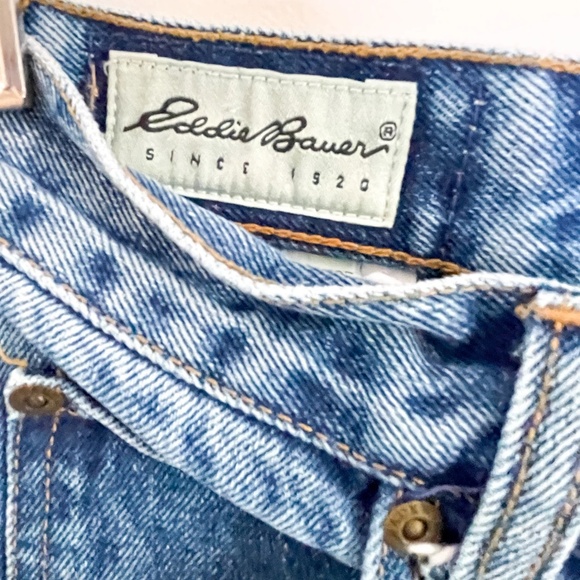 Vintage Eddie Bauer Denim Pants| Boot Cut Tall Relaxed Fit Women's Denim. - Picture 4 of 6
